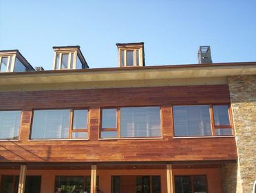 Casas de Madera a Medida Infisa vivienda con ventanas de madera